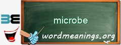 WordMeaning blackboard for microbe